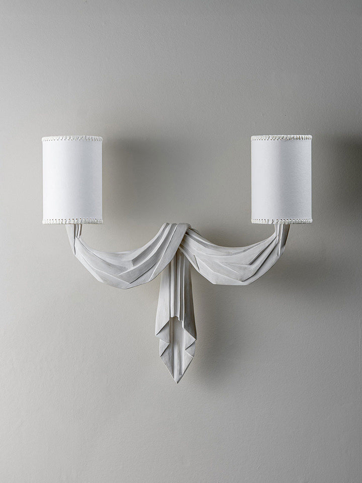 Teatro Draped Double Wall Sconce - Vakkerlight