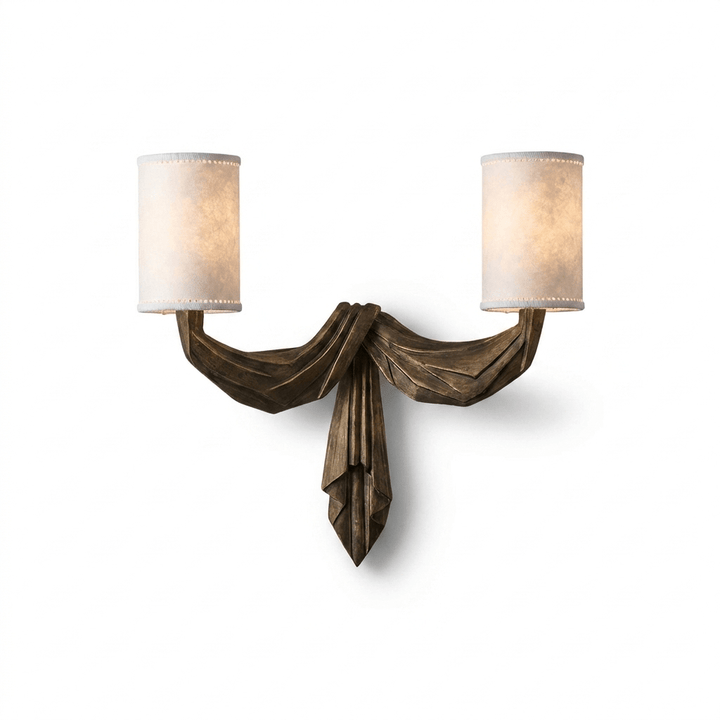 Teatro Draped Double Wall Sconce - Vakkerlight