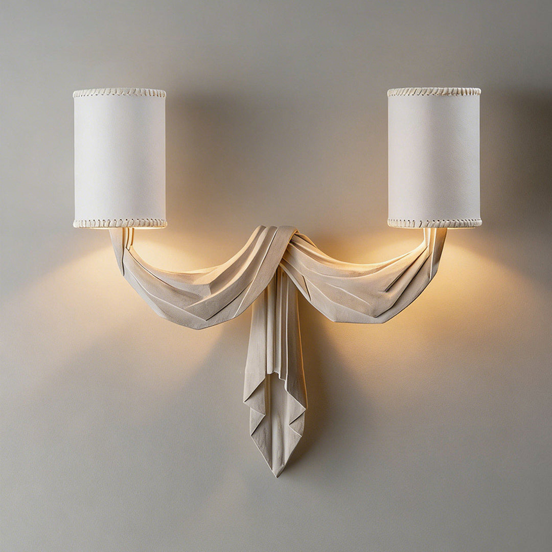 Teatro Draped Double Wall Sconce - Vakkerlight