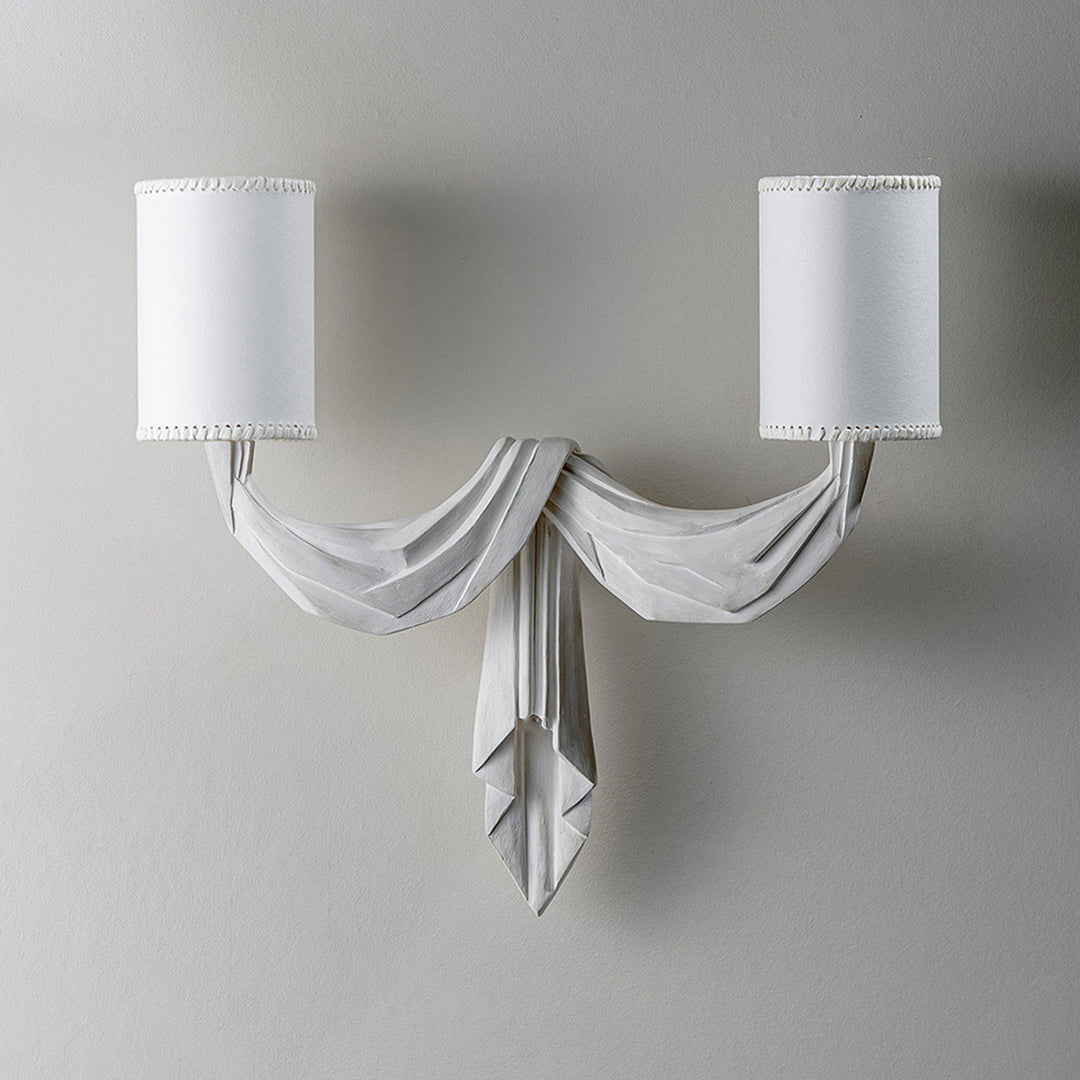 Teatro Draped Double Wall Sconce - Vakkerlight