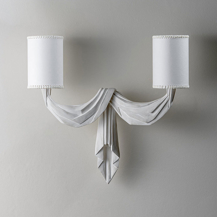 Teatro Draped Double Wall Sconce - Vakkerlight