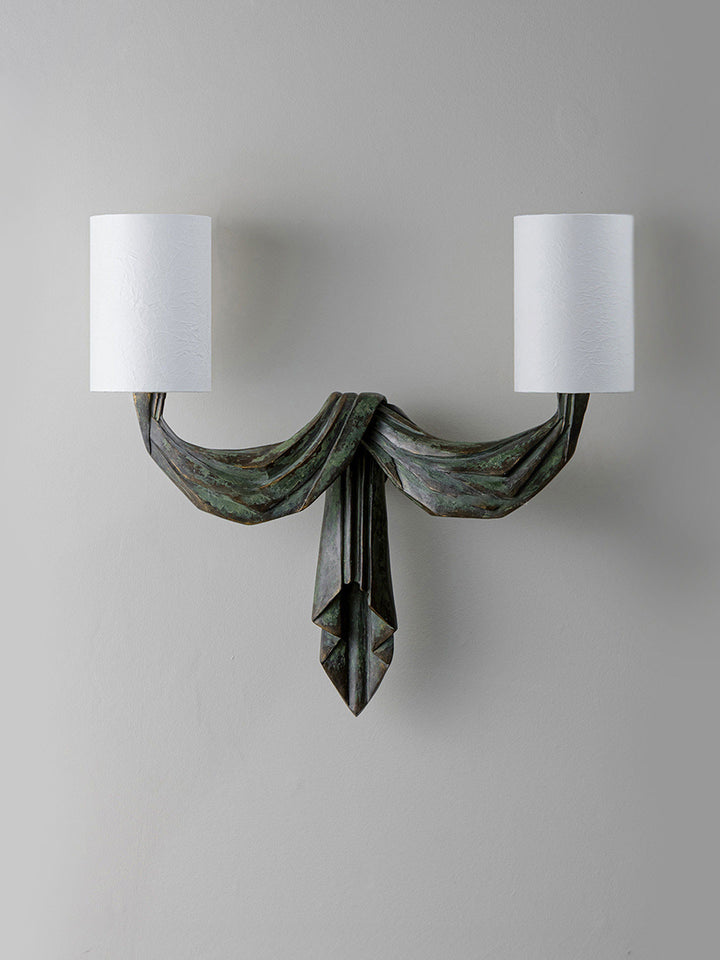 Teatro Draped Double Wall Sconce - Vakkerlight