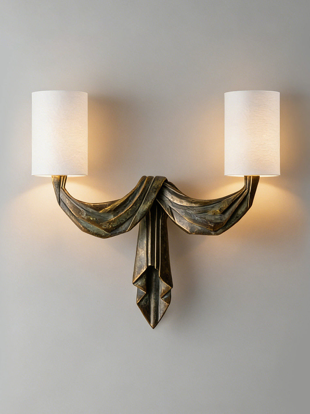 Teatro Draped Double Wall Sconce - Vakkerlight