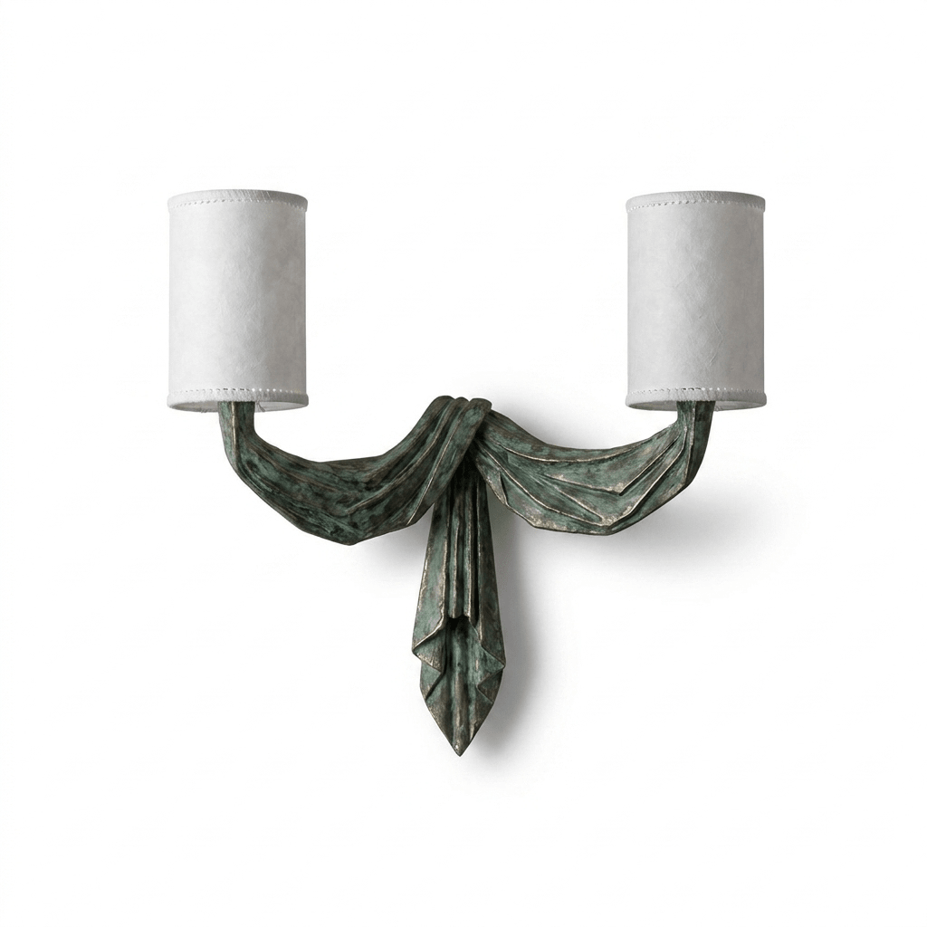 Teatro Draped Double Wall Sconce - Vakkerlight