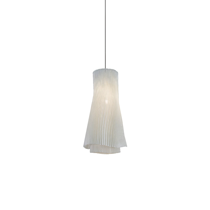 Stainless Steel Pleated Pendant Lamp - Vakkerlight