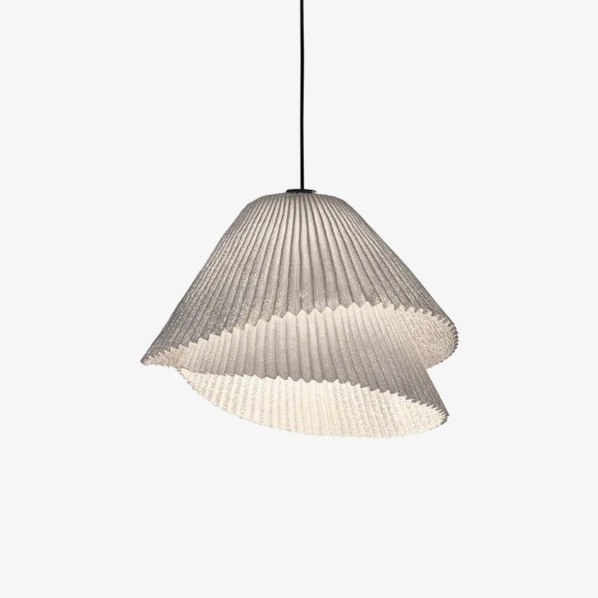 Stainless Steel Pleated Pendant Lamp - Vakkerlight