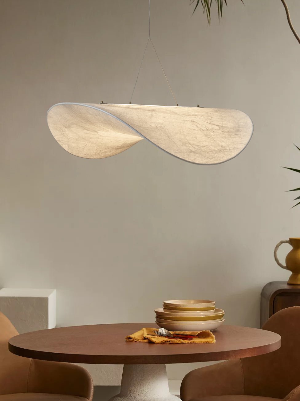 Tense Silk Pendant Light - Vakkerlight