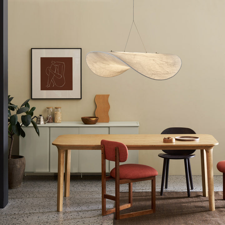 Tense Silk Pendant Light - Vakkerlight