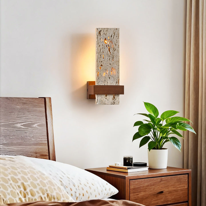 Terra Travertine Wall Light