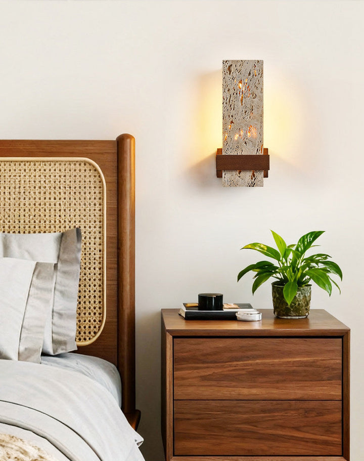 Terra Travertine Wall Light