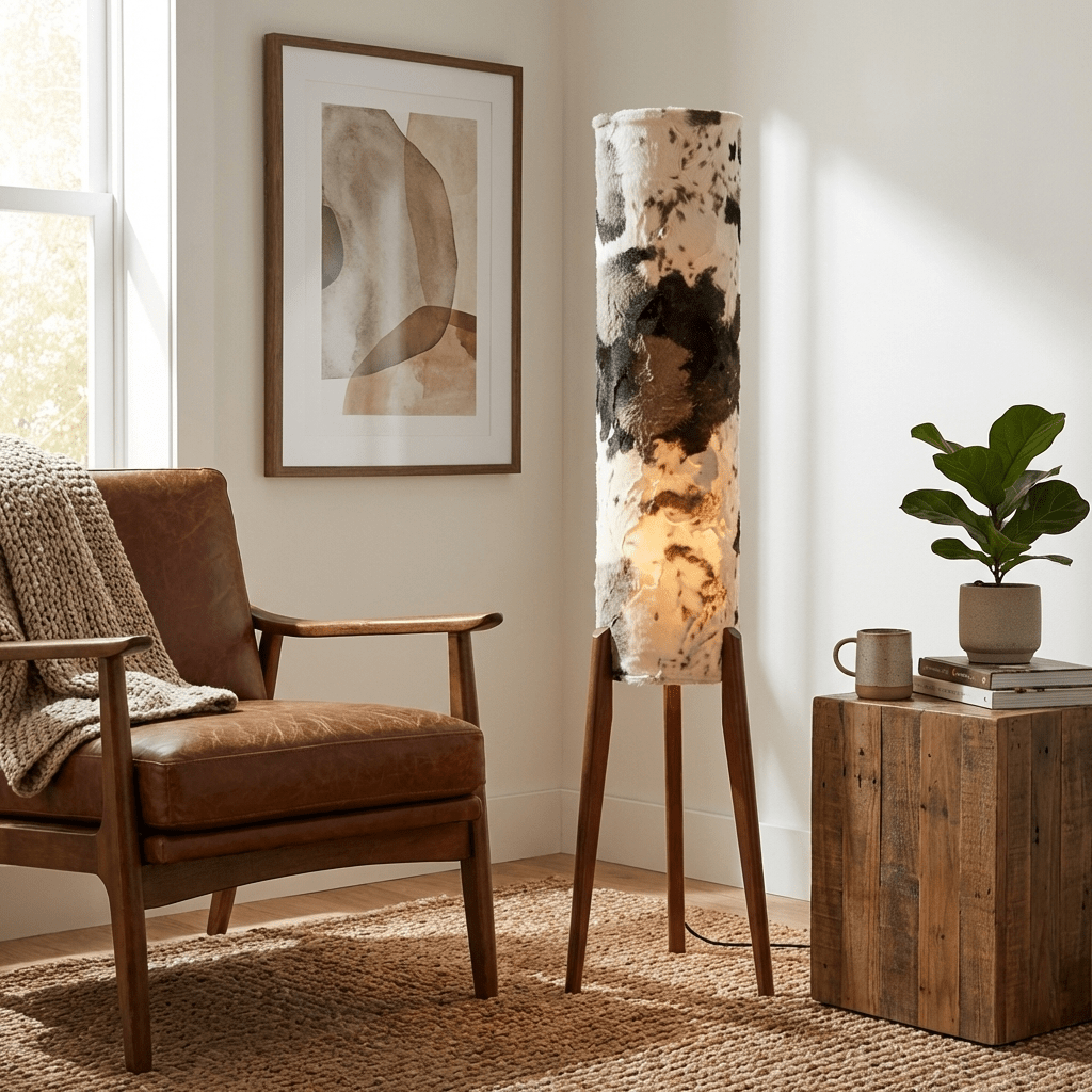 Terra Ink Column Floor Lamp - Vakkerlight