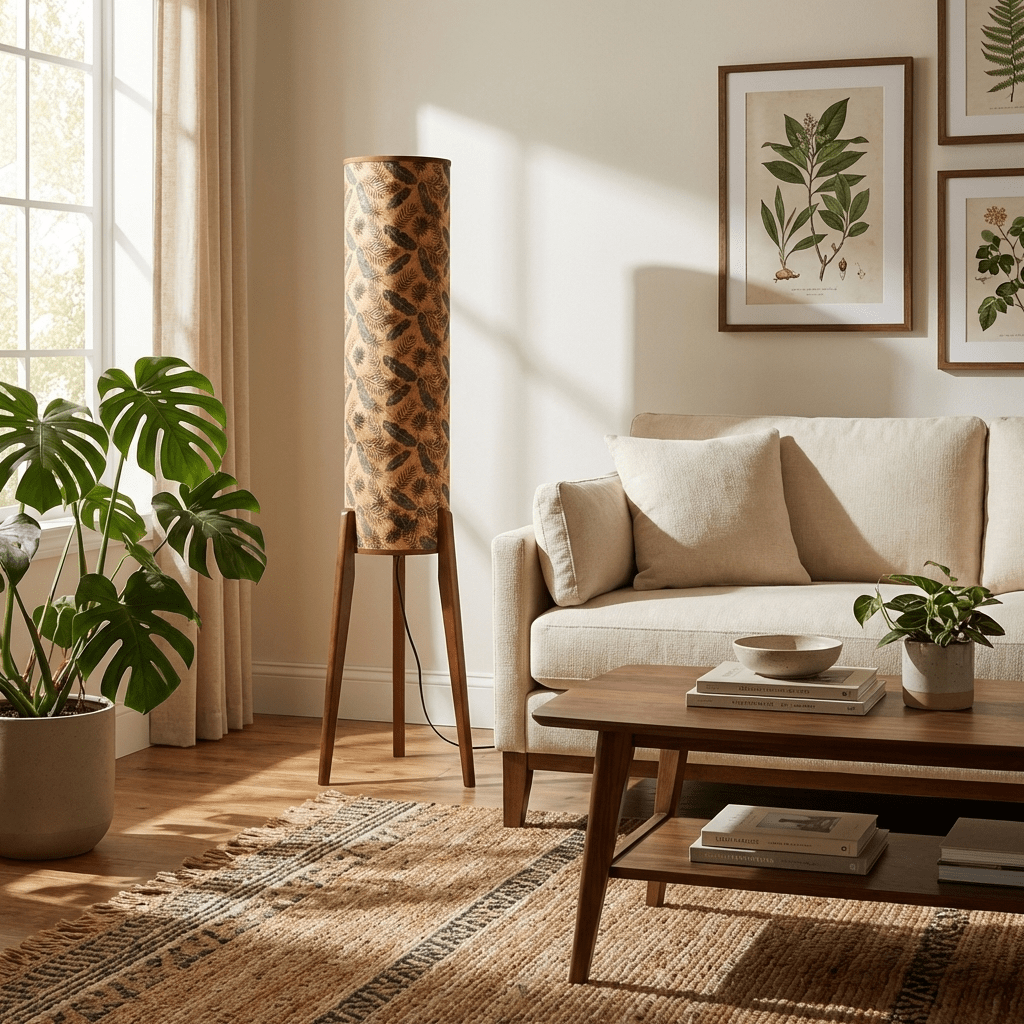Terra Ink Column Floor Lamp - Vakkerlight