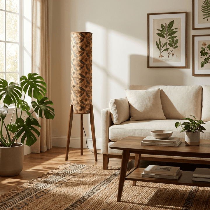 Terra Ink Column Floor Lamp - Vakkerlight