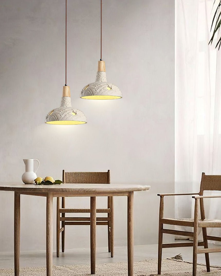 Cement Carve Pendant Lamp - Vakkerlight