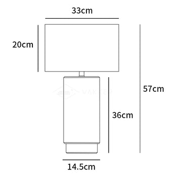 Terra Table Lamp — Dimension drawings 1