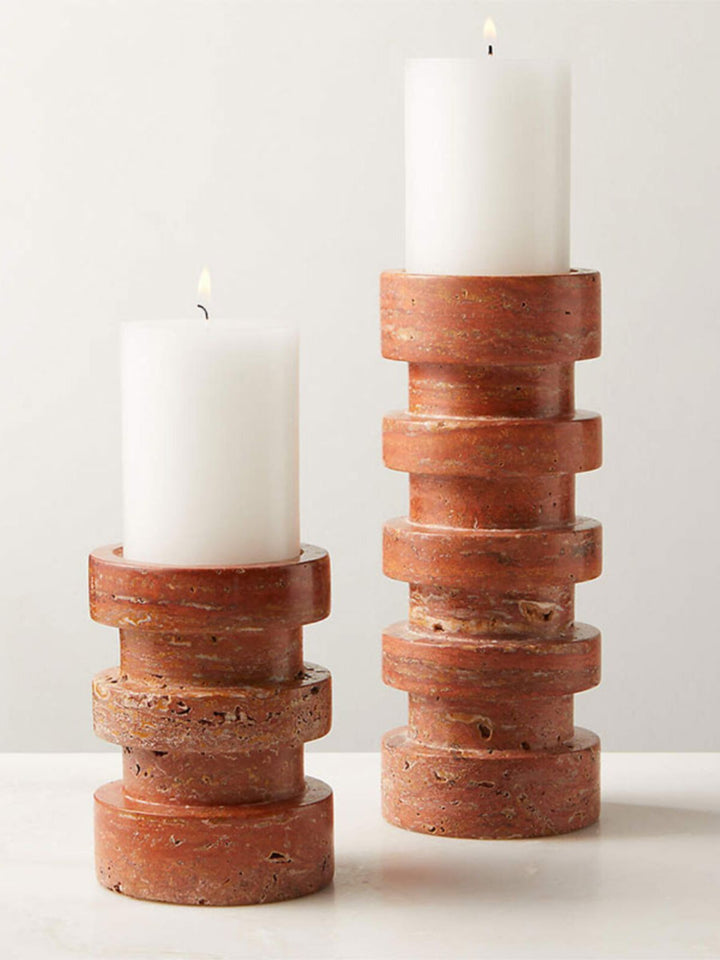 Terrace Stone Candle Holder - Vakkerlight