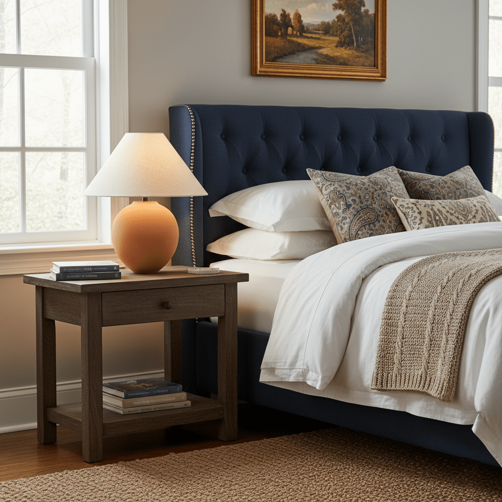 Terracotta Hued Ceramic Table Lamp - Vakkerlight