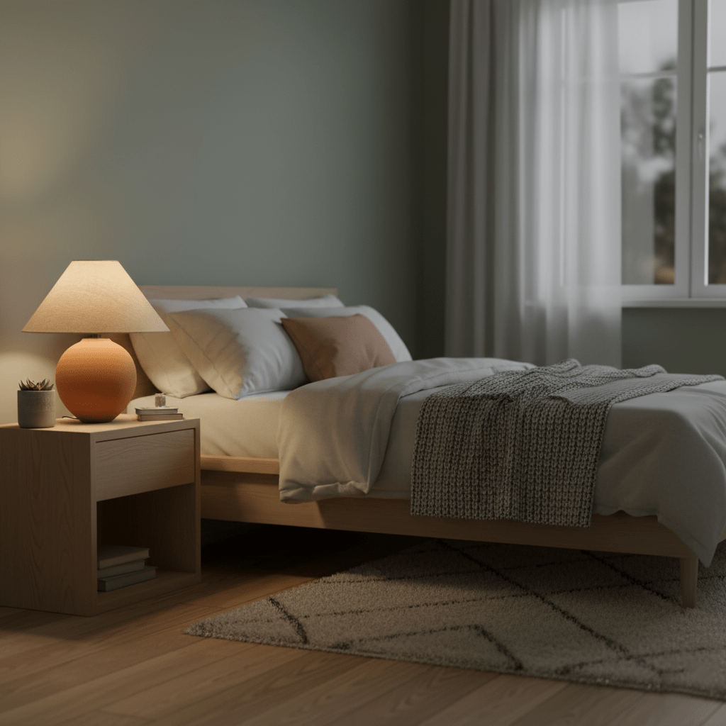 Terracotta Hued Ceramic Table Lamp - Vakkerlight