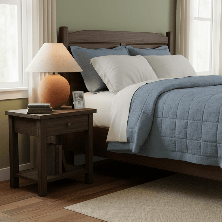 Terracotta Hued Ceramic Table Lamp - Vakkerlight