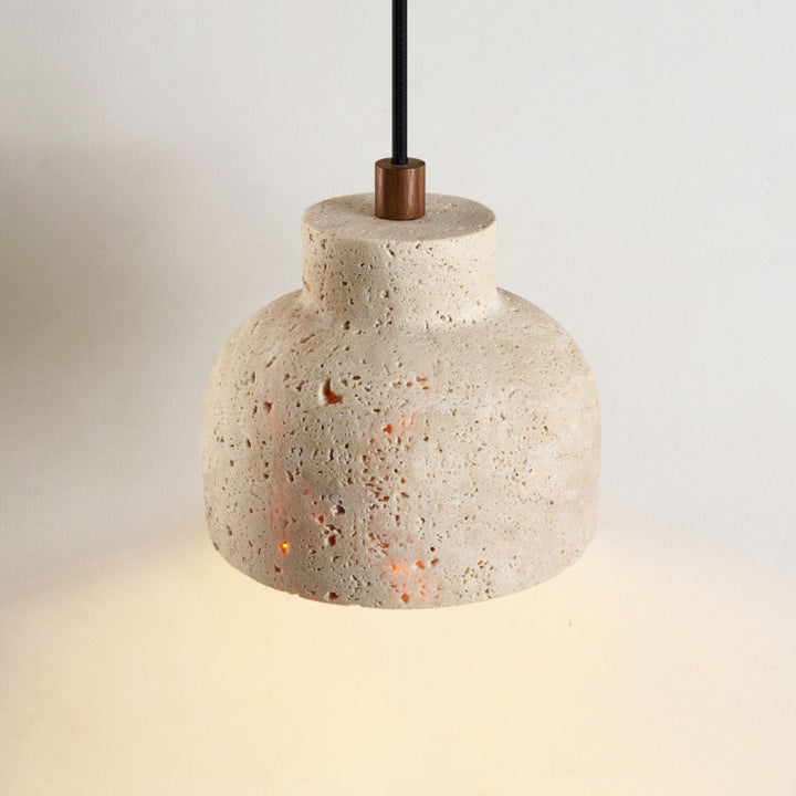 Travertine Bell Pendant Lamp - Vakkerlight