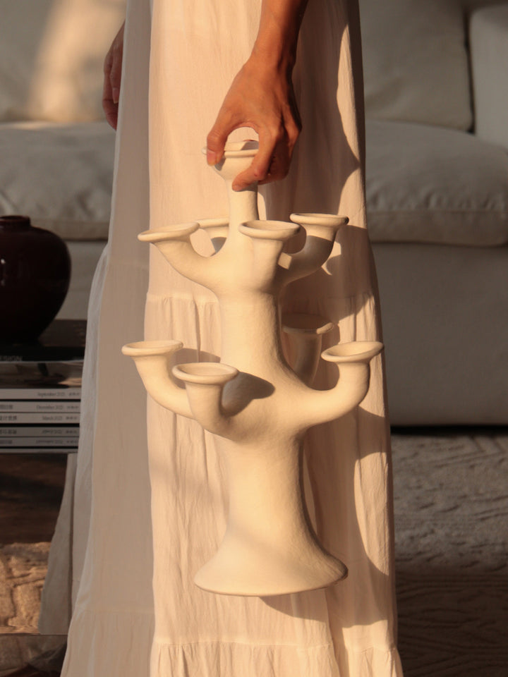 Terracotta Tree Candelabra - Vakkerlight