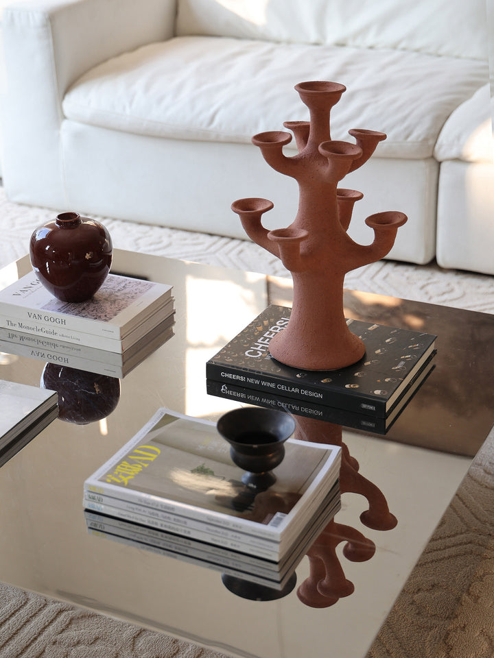Terracotta Tree Candelabra - Vakkerlight