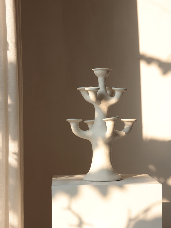 Terracotta Tree Candelabra - Vakkerlight