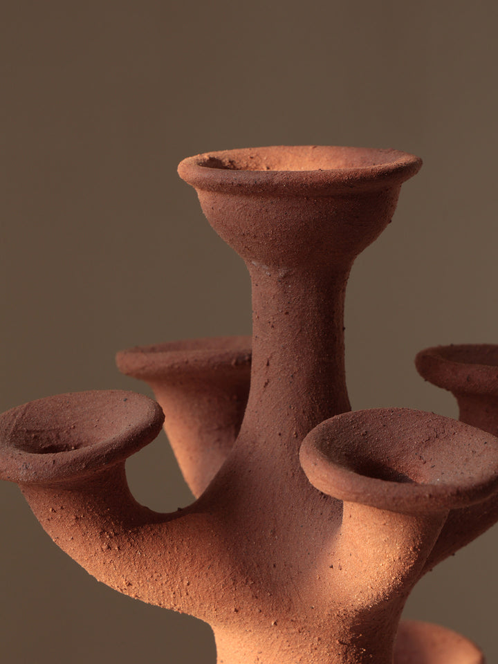 Terracotta Tree Candelabra - Vakkerlight