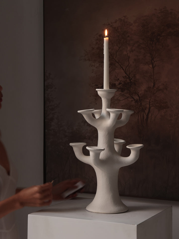 Terracotta Tree Candelabra - Vakkerlight
