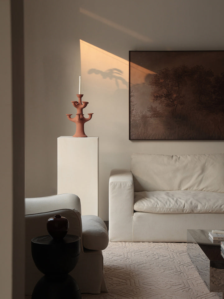 Terracotta Tree Candelabra - Vakkerlight
