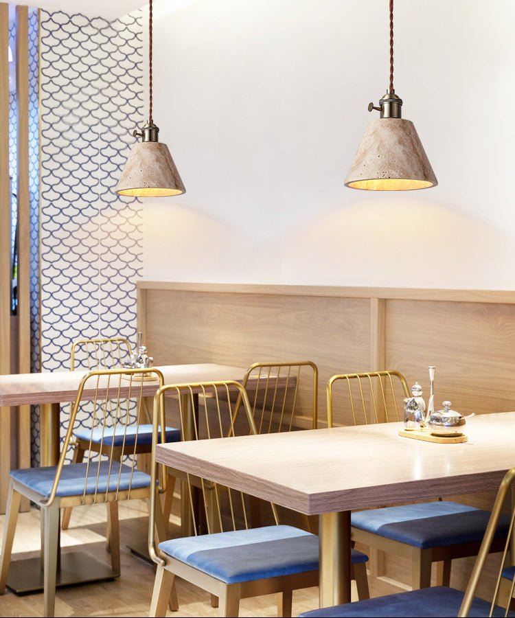 Terraform Travertine Pendant Light - Vakkerlight