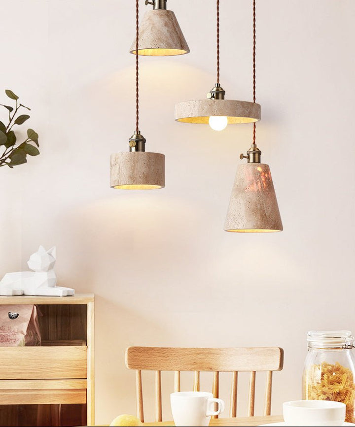 Terraform Travertine Pendant Light - Vakkerlight