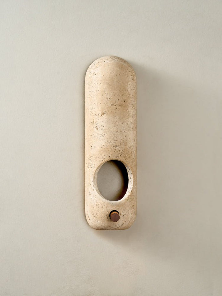 Travertine Oval Wall Sconce - Vakkerlight