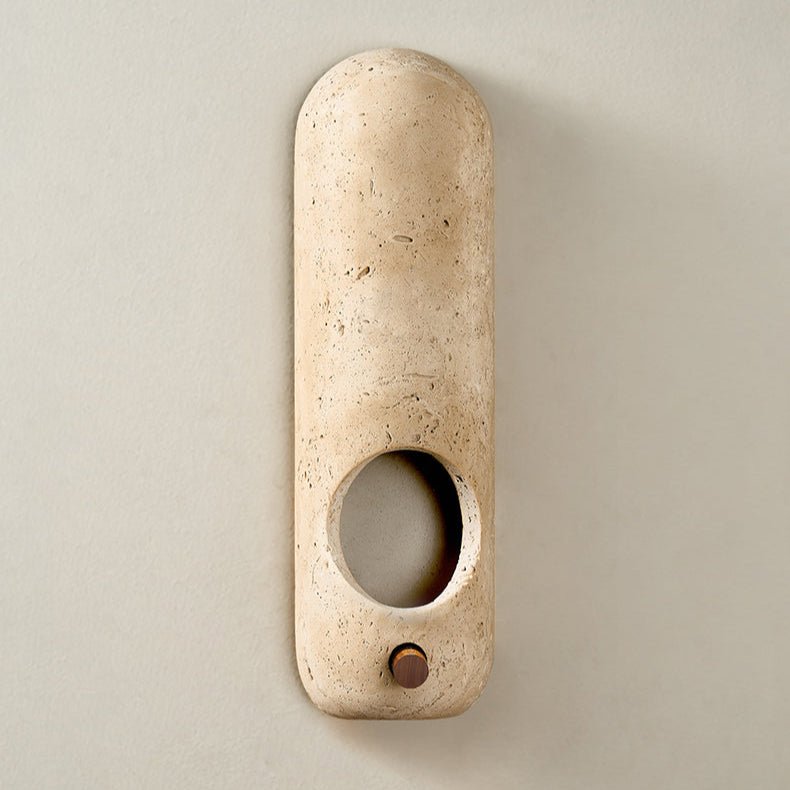 Travertine Oval Wall Sconce - Vakkerlight