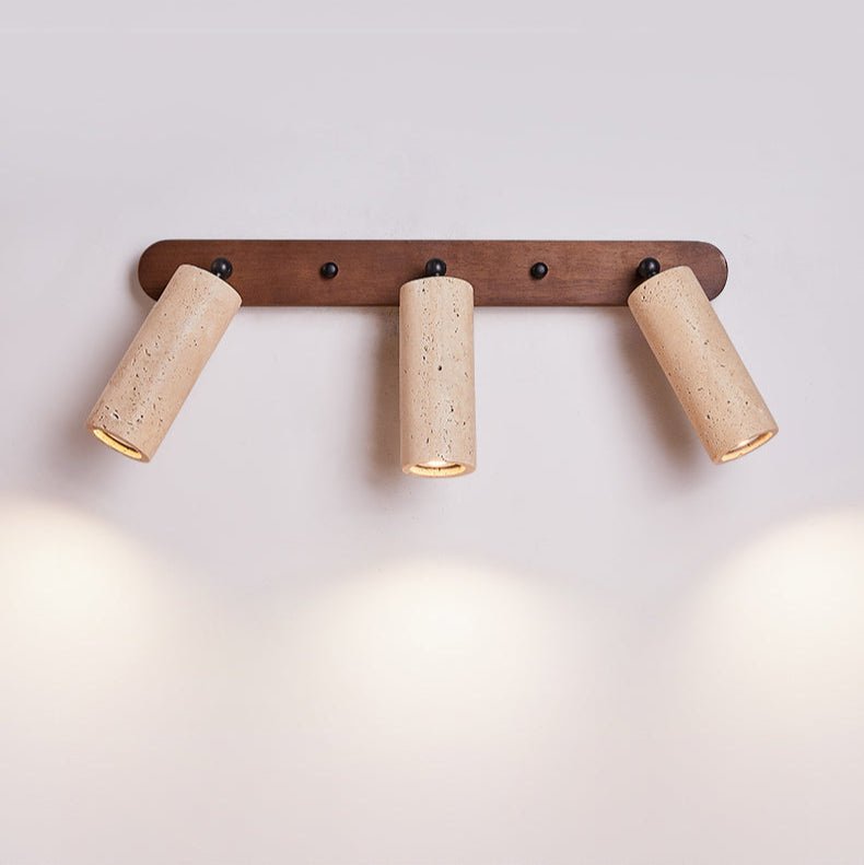 Travertine Triple Spotlight Wall Lamp - Vakkerlight