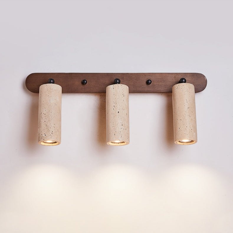 Travertine Triple Spotlight Wall Lamp - Vakkerlight