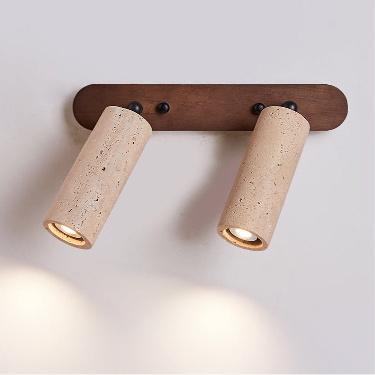 Travertine Triple Spotlight Wall Lamp - Vakkerlight