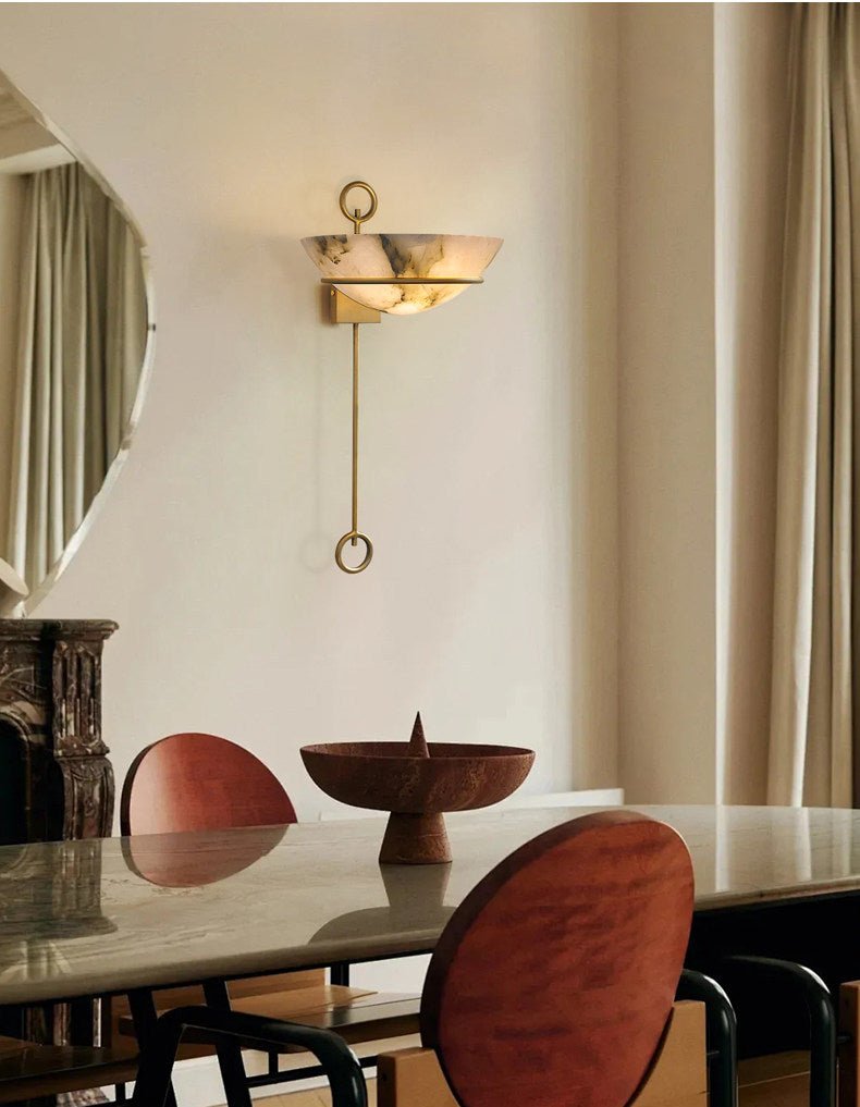 Tether Alabaster Wall Light - Vakkerlight