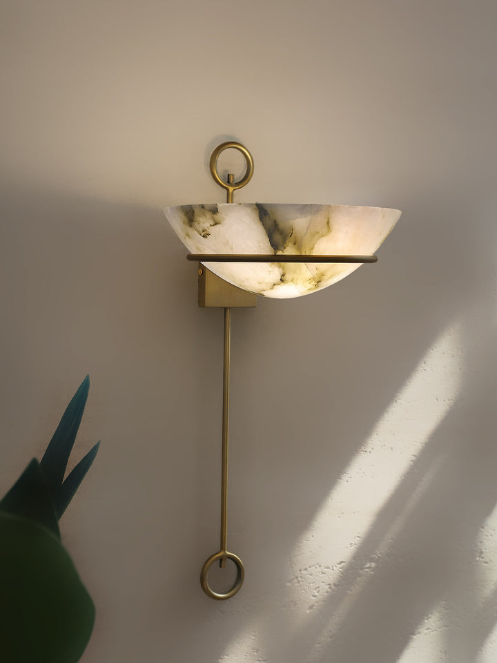 Tether Alabaster Wall Light - Vakkerlight