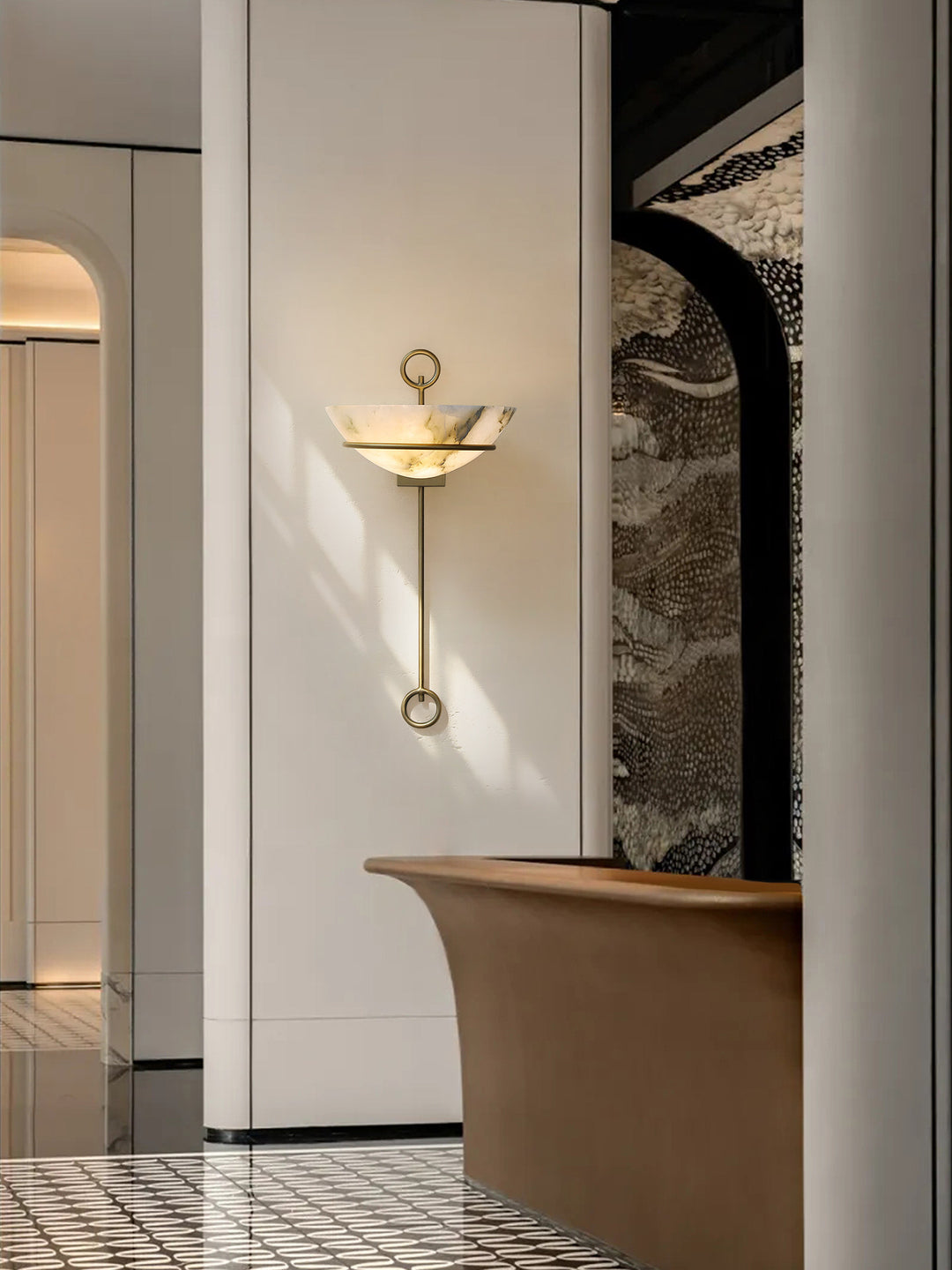 Tether Alabaster Wall Light - Vakkerlight