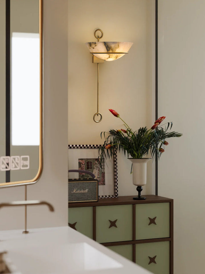Tether Alabaster Wall Light - Vakkerlight