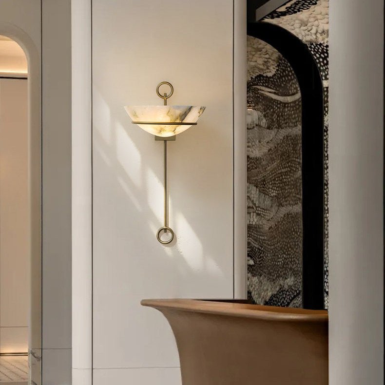 Tether Alabaster Wall Light - Vakkerlight