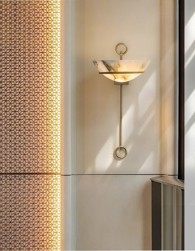 Tether Alabaster Wall Light - Vakkerlight