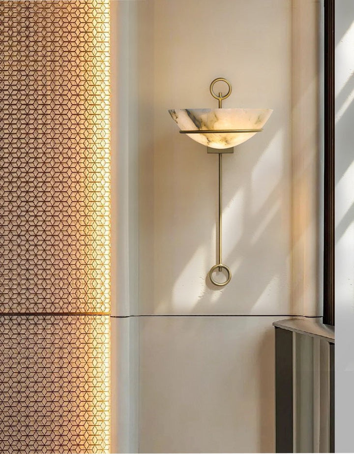 Tether Alabaster Wall Light - Vakkerlight