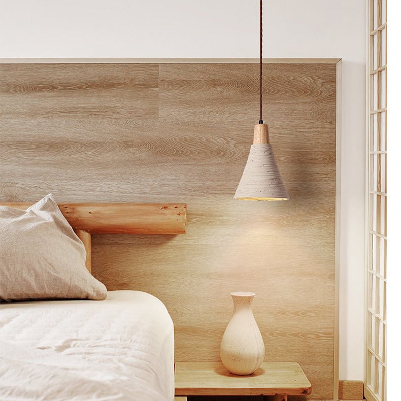 Textured Cone Pendant Light - Vakkerlight