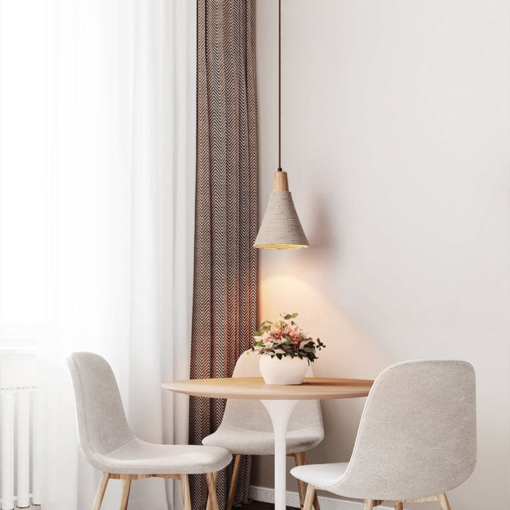 Textured Cone Pendant Light - Vakkerlight