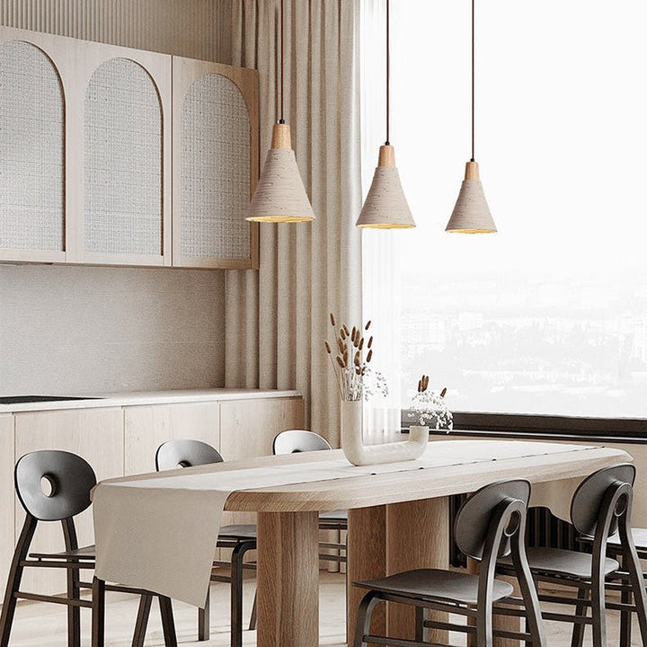 Textured Cone Pendant Light - Vakkerlight