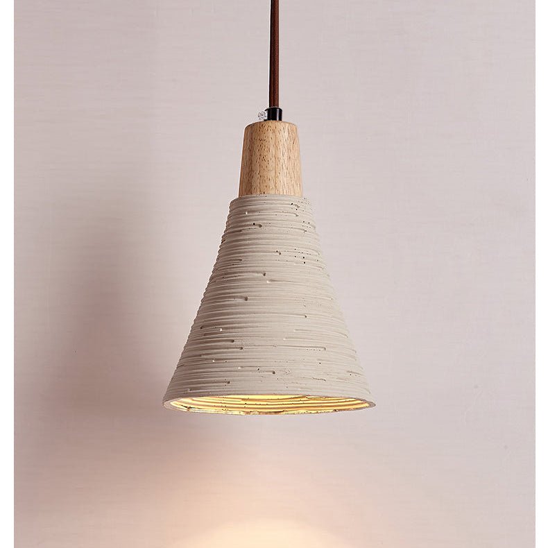 Textured Cone Pendant Light - Vakkerlight