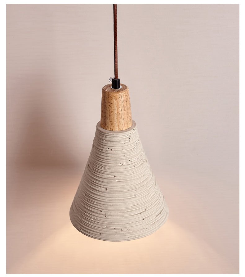 Textured Cone Pendant Light - Vakkerlight