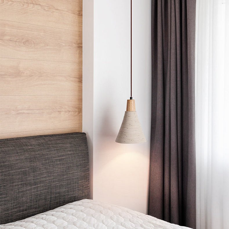 Textured Cone Pendant Light - Vakkerlight